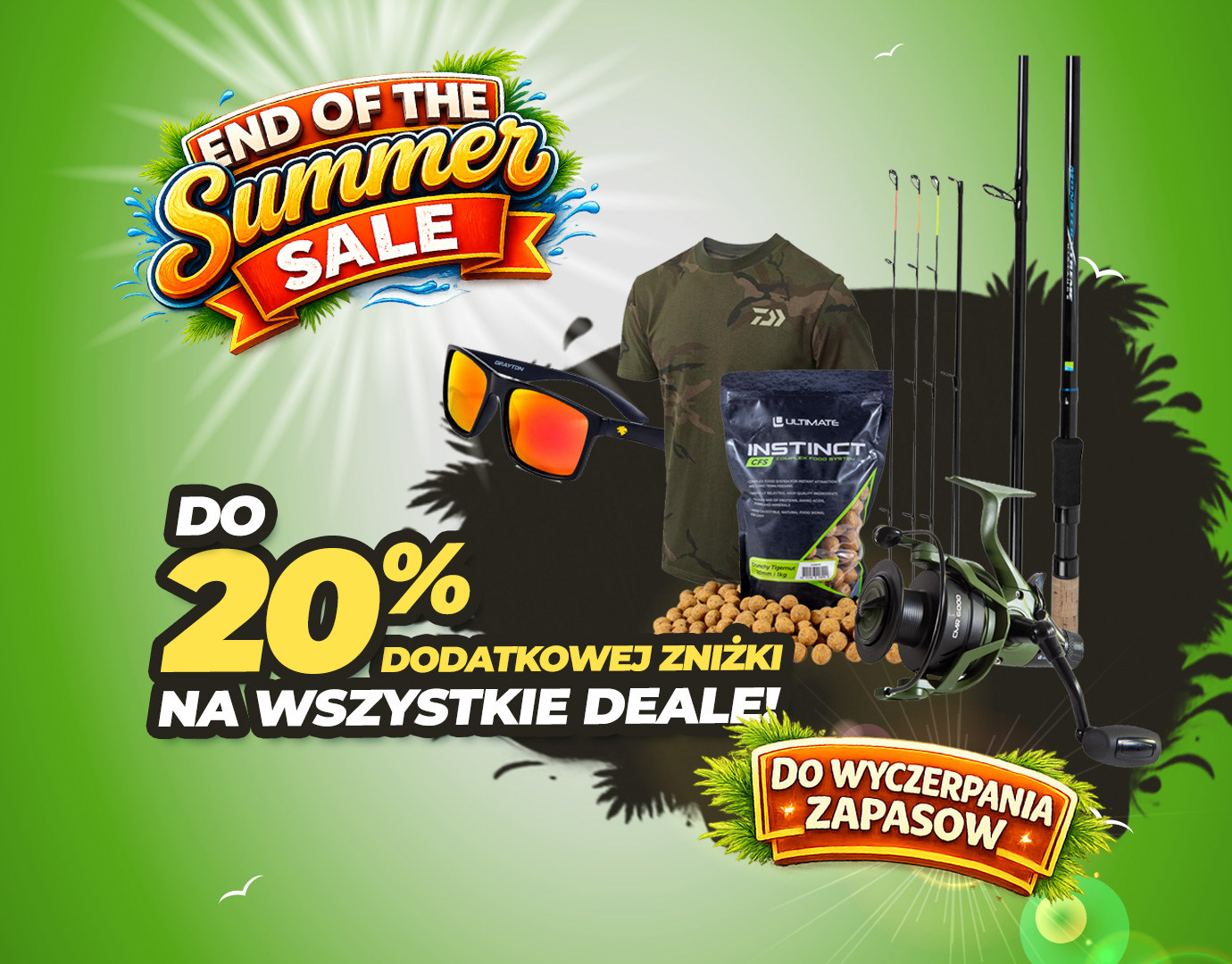 Subbanner: Tot 20% Alle Deals (End of Summer)