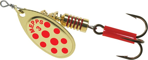 Mepps Aglia Spinner Gold/Red