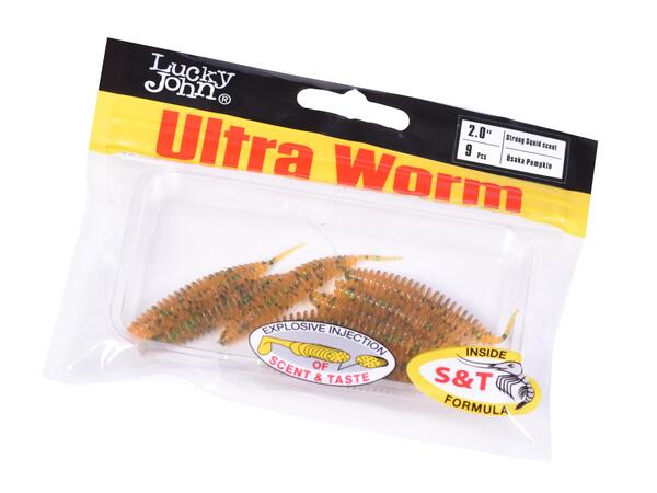 Lucky John Ultraworm 5cm (9 pieces) - PA19