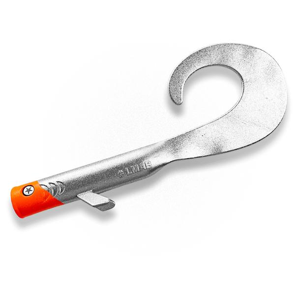 LMAB Drunk Twister Softbait 23cm (68g) - Chrome Redhead