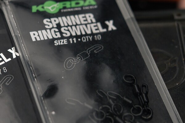 Korda Spinner Ring Swivel X Size 11 (10 Pieces)