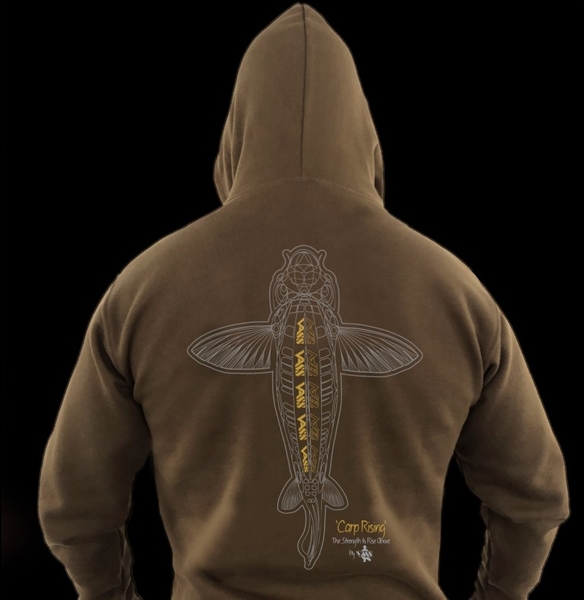 Vass 'Carp Rising' Hoodie Khaki Edition