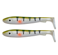 Svartzonker McRubber Junior Shad 17cm (2 piezas) - C17 UV Perch