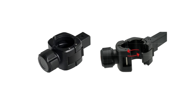 Colmic Keepnet Bar Incl. 4 Connectors (With Quick Release)