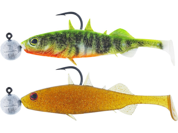 Westin Stanley The Stickleback Shadtail R 'N R 9cm (7g) Mix (2 pieces) - Dark Water Mix 11