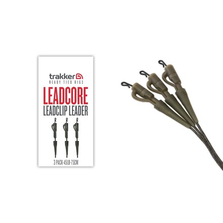 Trakker Leadcore Leadclip Leader 45lb (75cm) (3 Sztuki)