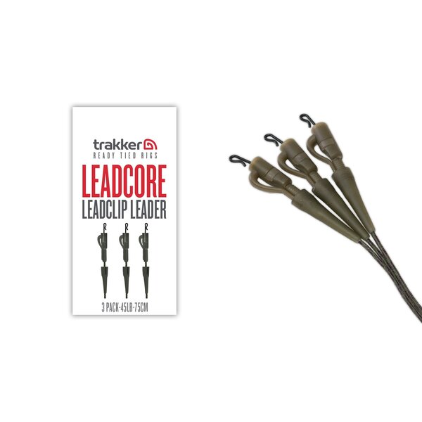Trakker Leadcore Leadclip Leader 45lb (75cm) (3 Sztuki)
