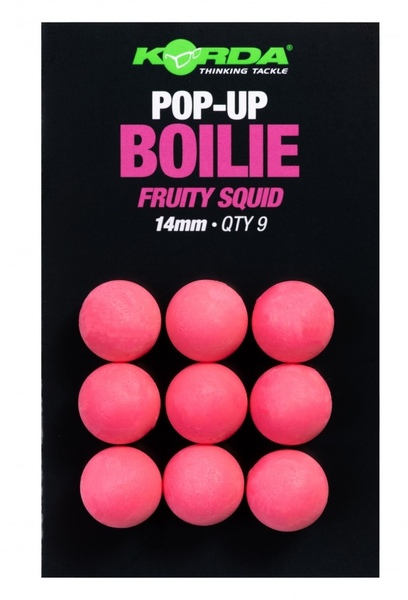 Korda Pop Up Boilie Fruity Squid Pink Imitatie Boilies - 14mm