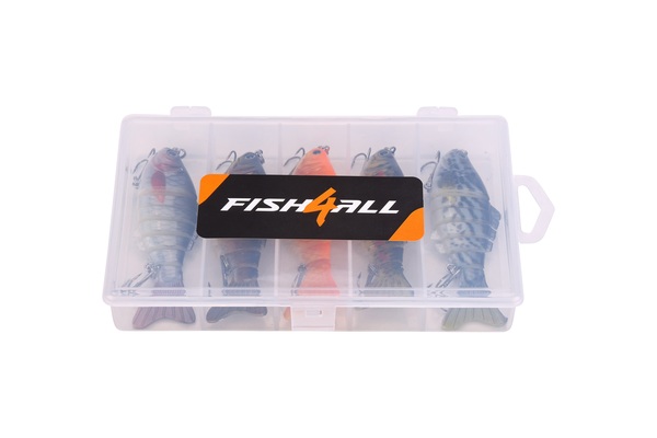 Fish4All Hunter Swimbait Box Sinking 10cm (15.5g) (5 pieces)