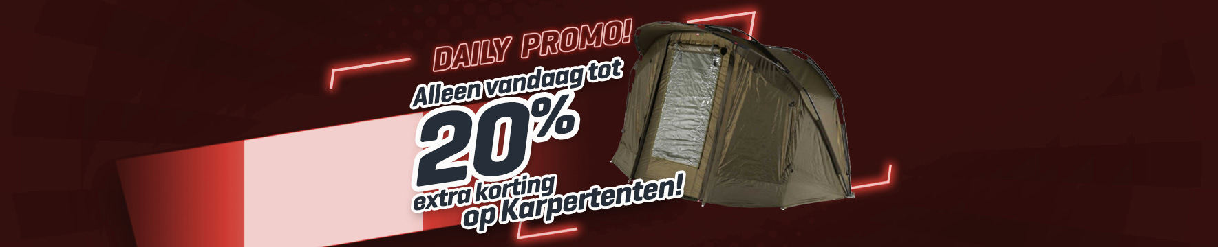 Topbanner: Tot 20% Karpertenten