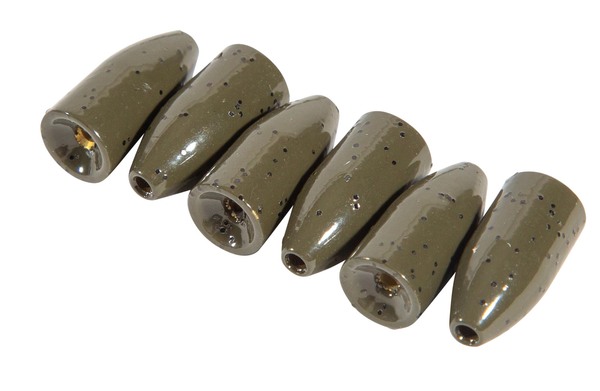 Ultimate Brass Bullet Weight Green Pumpkin (4-6Stk.)