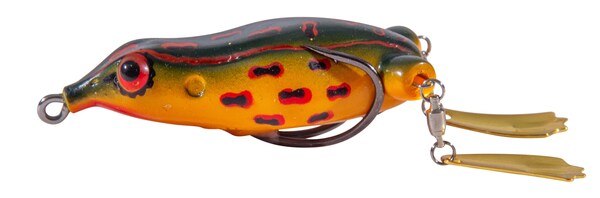 Ultimate Spinfeet Frog Oppervlakte Kunstaas 7cm (18g) - Dark Frog