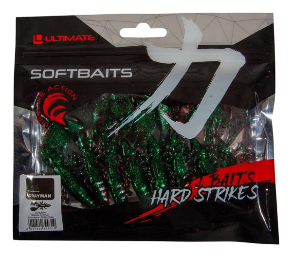 Ultimate Crayman Creaturebait 7cm (8 Stuks) - Glitter Critter