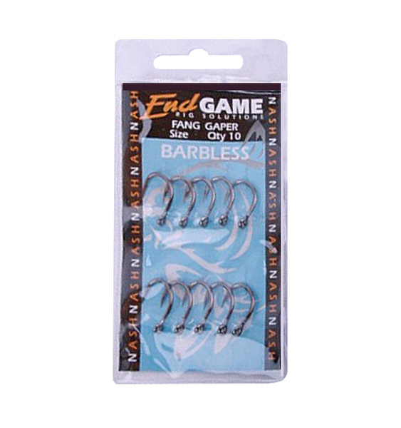 Carp Tacklebox, vollgepackt mit Karpfenzubehör von bekannten Top-Marken! - Nash Fang Gaper Hooks