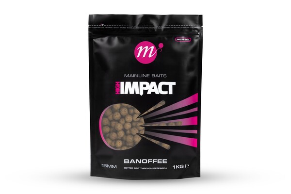 Mainline Hi Impact Boilies 15mm (1kg) - Banoffee