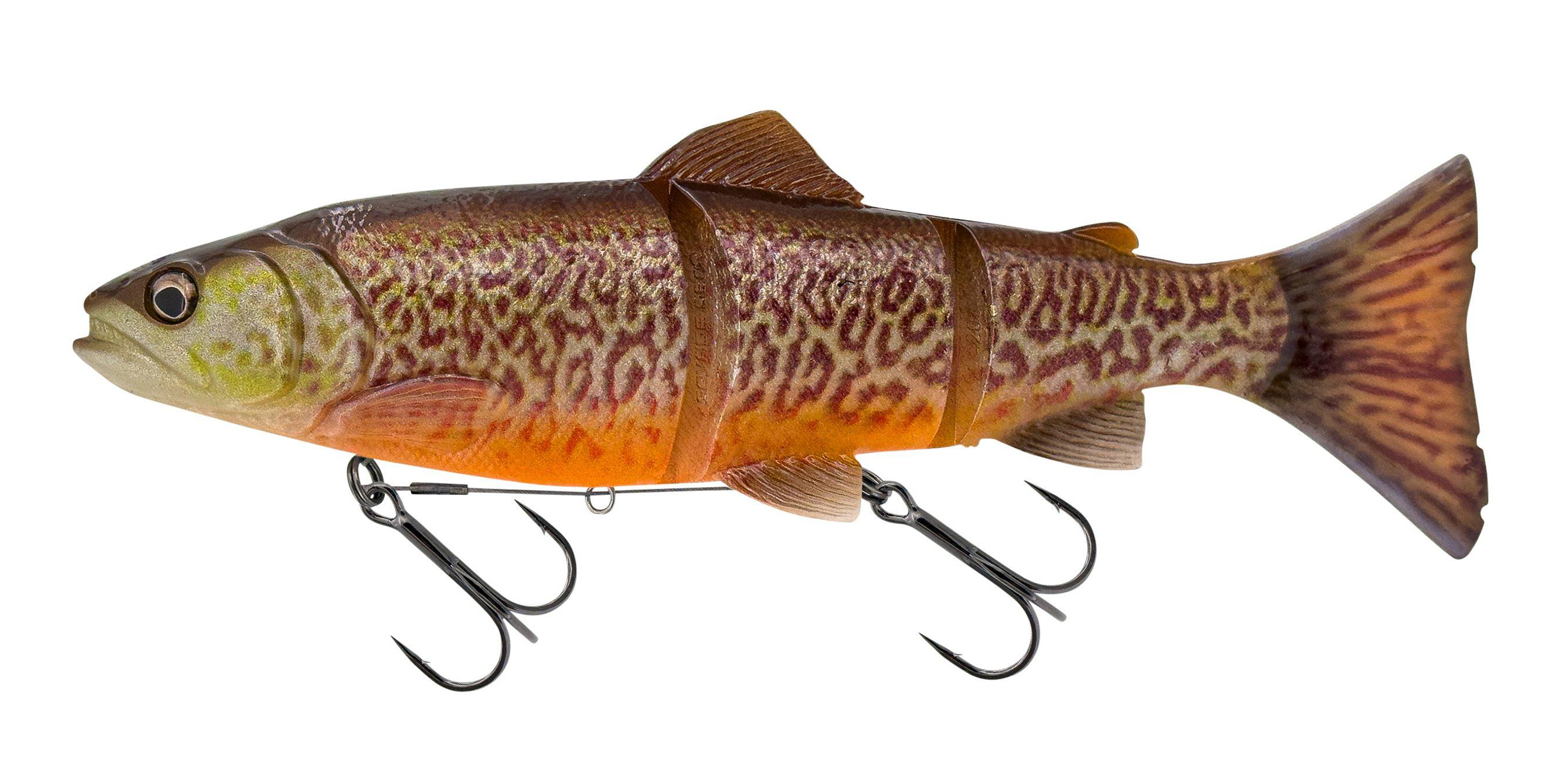 Leurres De Pêche 6 Segments Articulés – Hameçons Triples, Nage Réaliste, Boîte De Rangement Incluse, Pour Achigan, Truite, Mer/eau Douce