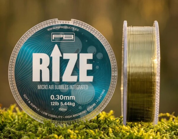 PB Products Rize Zigline Nylon Vislijn 0.30mm/12lb (150m)