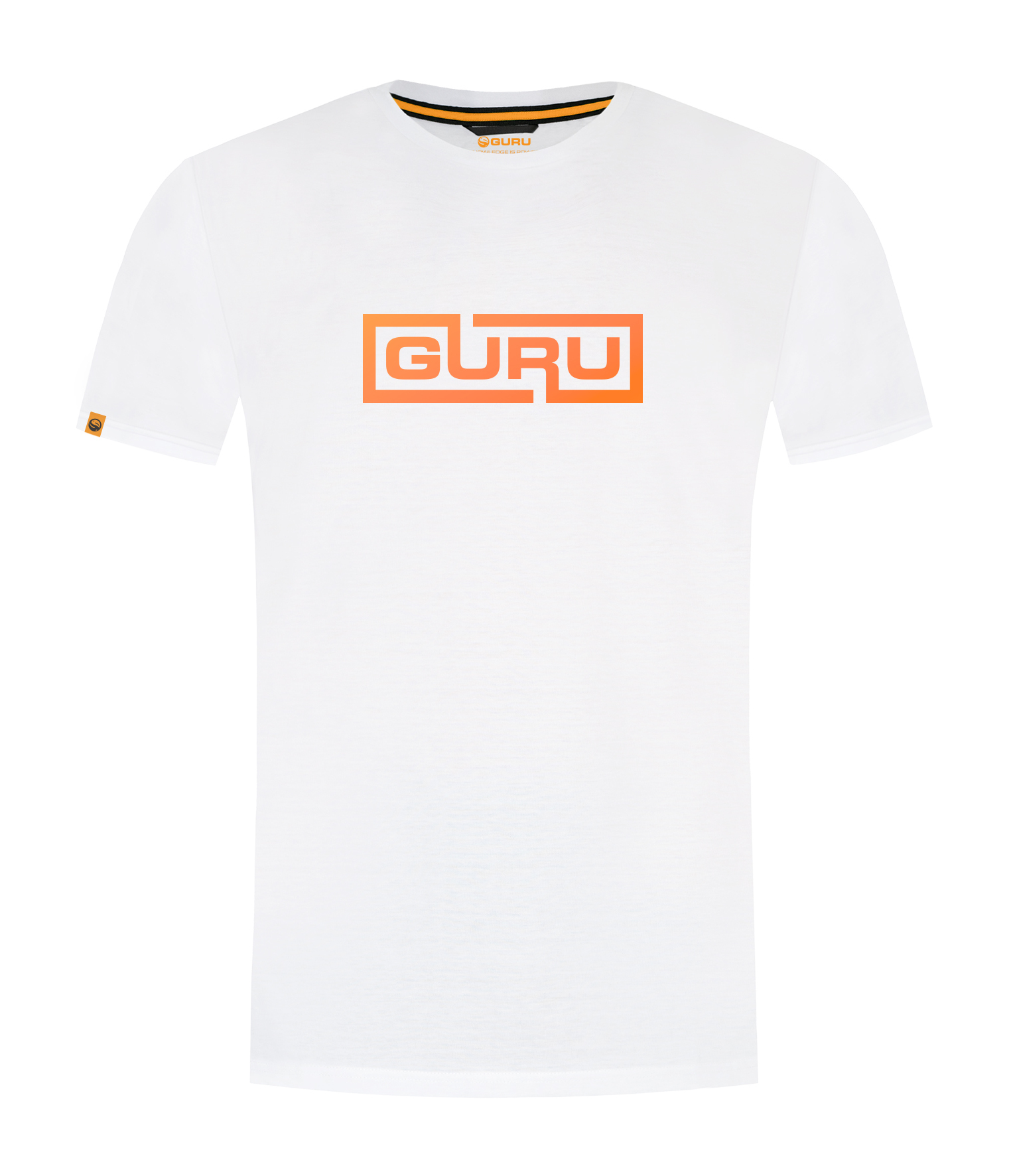 Guru T-Shirt Uomo 'Gradient Connect' - Cotone Nero E Pesca, Look Casual E Morbido