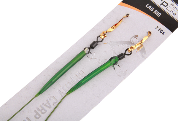 2 x Mikado Lag Rig - Carp Leader 01 ''Lag Rig''