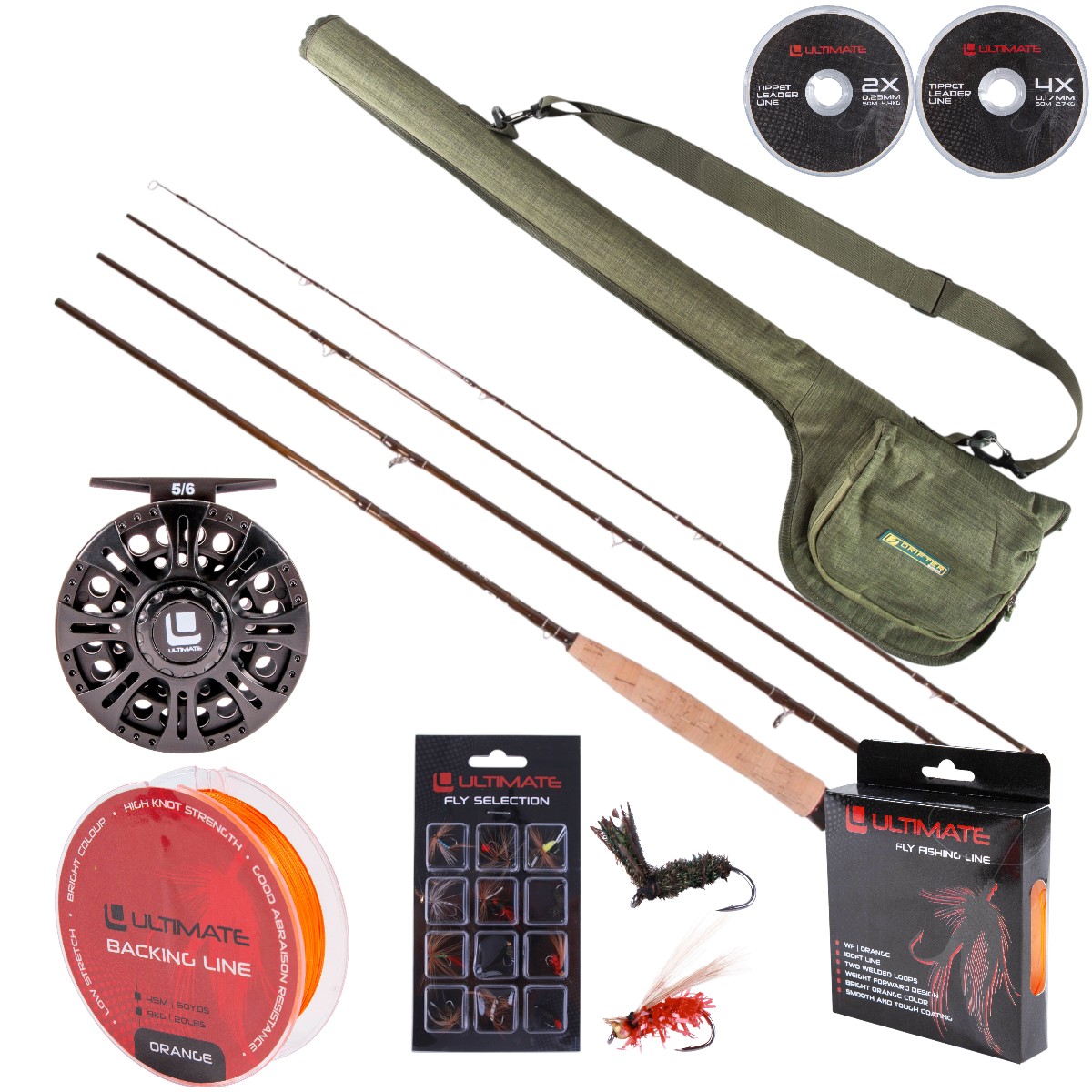 KIT DE PECHE A LA MOUCHE JMC Modèle : SCHOOL 8 - Sport