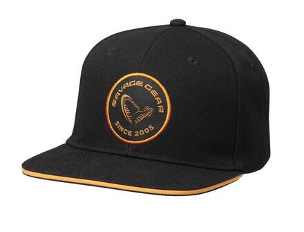 Cappello Savage Gear Badge Flatbill Black Orange