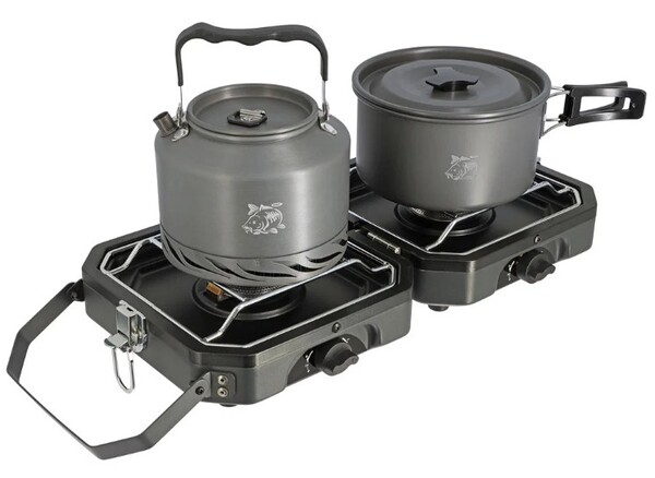 NGT XT Twin Stove System Kookstel (Incl. Bakplaat & Koffer)