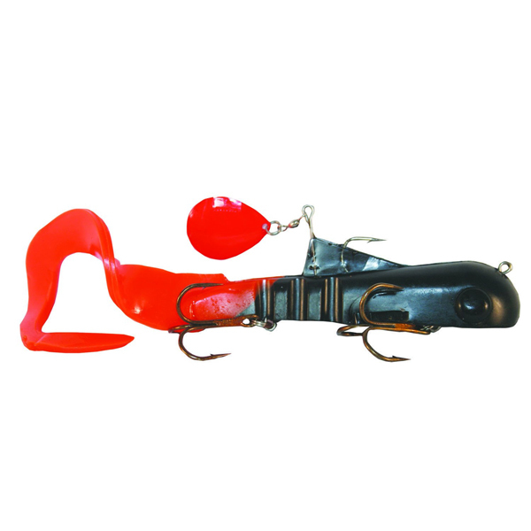 Musky Innovations Regular Heli Dawg 22.5cm (225g) - Black/Orange