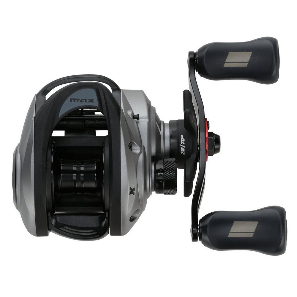Moulinet Abu Garcia SMAX2 Silvermax - Main Droite, 6 Paliers, Ratio 6.4:1