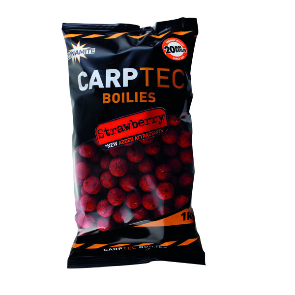 Dynamite Baits CarpTec Boilies 20mm (1kg) - Strawberry