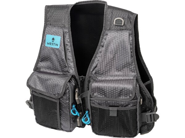 Gilet Westin W4 HD 2 Boxes One Size Titanium Grey (Incl. 2 scatole portaminuteria!)