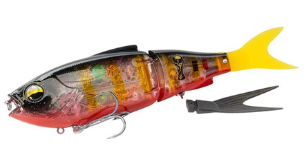 LMAB KØFI Real Vibe 180 Swimbait Edición Copa Mundial de Fútbol – 18 cm (53 g) (Incl. Cola de Repuesto) Bélgica