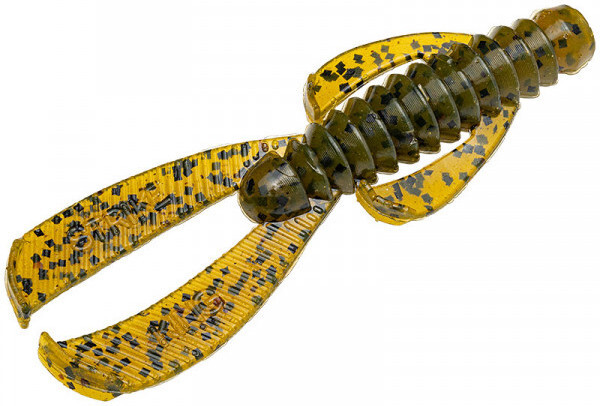 Strike King Rage Ned Bug 6,5cm, 6 pieces! - Green Pumpkin