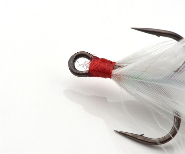 Hameçon Triple Gamakatsu GF Feathered-Treble MH W+T (2 pièces)