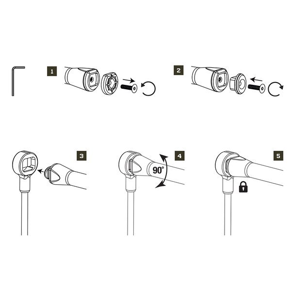 Nash Scope Butt Lock Peg Hintere Rutenauflage