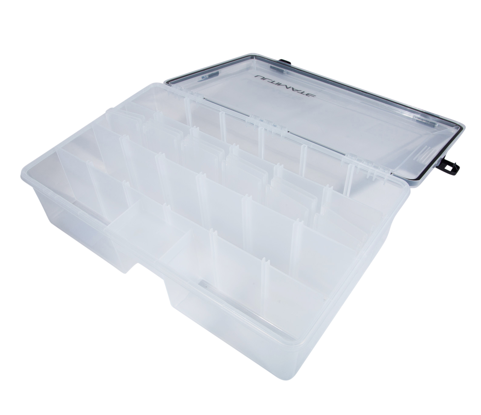 Boîte à Pêche étanche Et Robuste - 35.5x23x9.2 Cm, Plastique Transparent | Pour Ranger Hameçons, Leurres Et Accessoires - 6