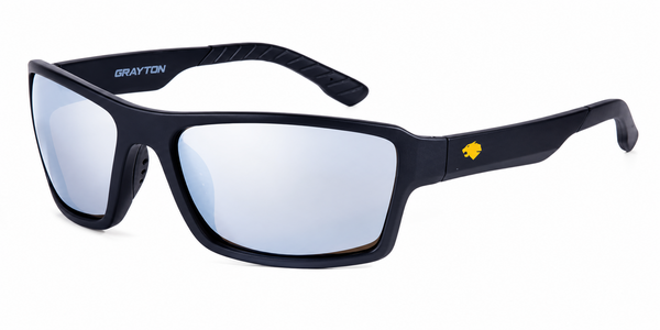 Grayton Strike Optics Sunglasses - Wrap Silver Mirror