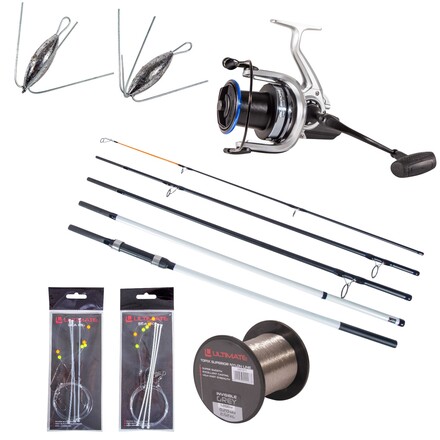 Ultimate Bluecore Travel Surf Strandhengel Set 3.90m