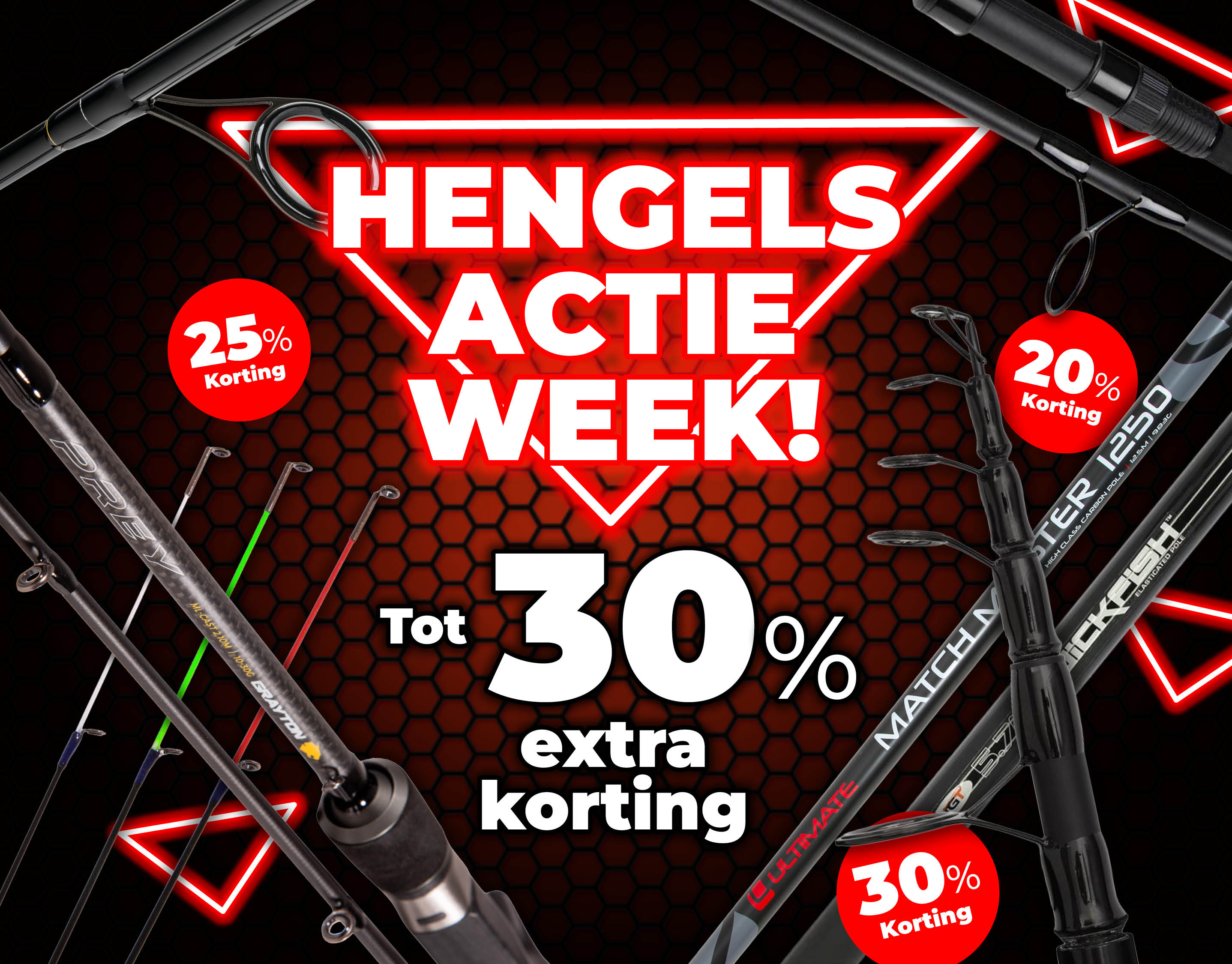 Weekactie Subbanner: Tot 30% Hengels