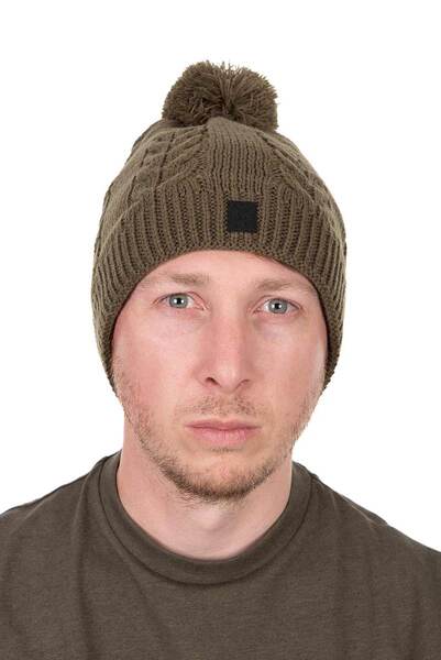 Fox Khaki Knitted Bobble Vismuts