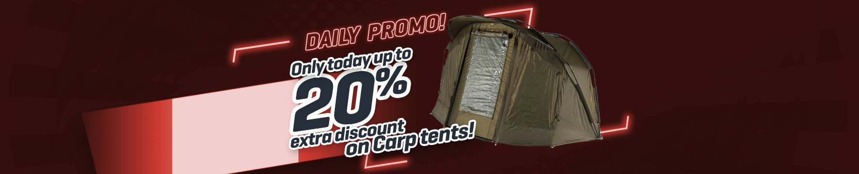 Topbanner: Tot 20% Karpertenten