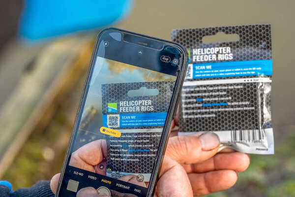 Preston Helicopter Feeder Rigs 0,28mm (4,54kg) (3 stuks)