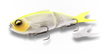 LMAB KØFI Real Vibe 180 Swimbait 18cm (53g) (Incl. Extra Tail) - Lemon Ghost
