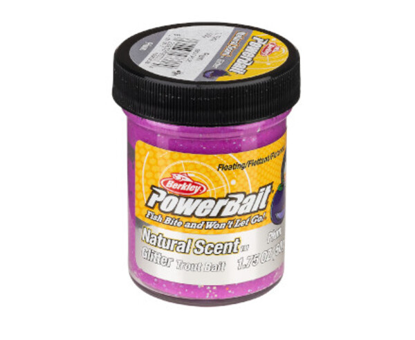 Berkley PowerBait® Trout Bait Glitter 50g - Plum