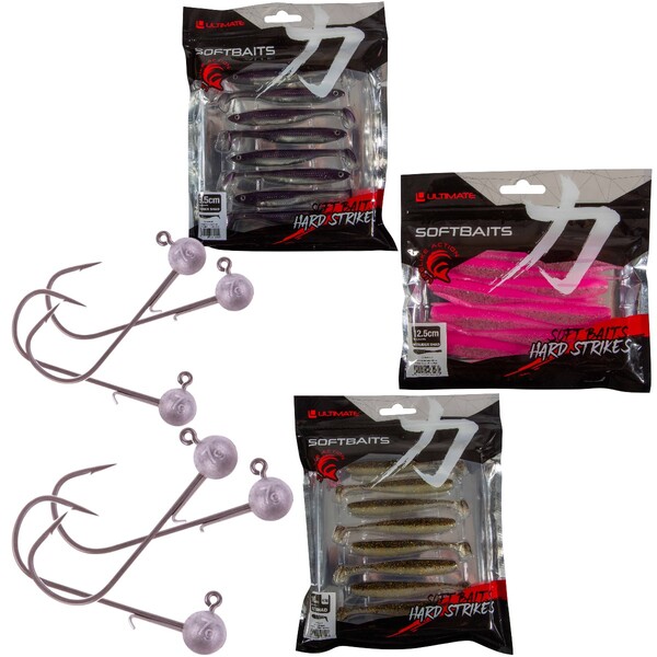 Ultimate Shads And Jigheads Set (30pcs)