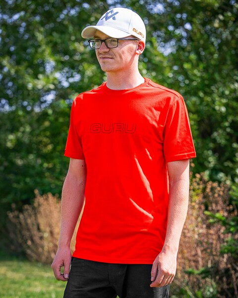 Guru Glitch Red Tee T-Shirt
