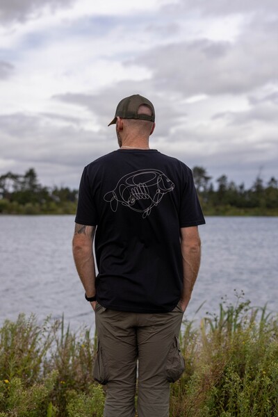 Korda One Liner Tee Black T-Shirt