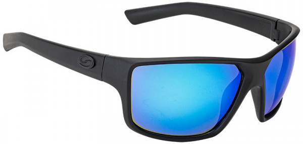 Strike King S11 Brazos Polarized Sunglasses - Matte Black Frame, Blue Mirror Lens, UVA/UVB Protection, For Fishing & Boating - View #6