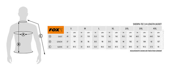 Kurtka Wędkarska Fox Sherpa-Tec 3/4 Length Jacket