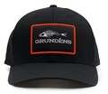 Grundens Fish Bones Trucker 312 Cap Black/Charcoal