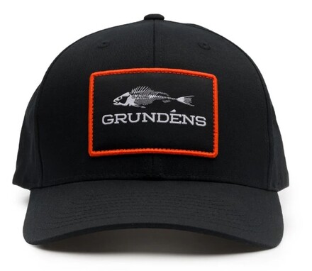Grundens Fish Bones Trucker 312 Cap Black/Charcoal